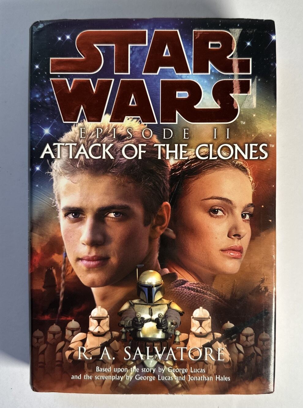 Star Wars: Episode 2 ATTACK OF THE CLONES R. A. Salvatore HC 1st Ed 1st Print